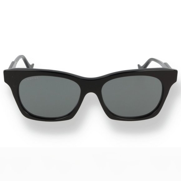 NEW GUCCI GG1299S 001 WOMEN'S BLACK CAT EYE SUNGLASSES BLACK GUCCI - Picture 7 of 9